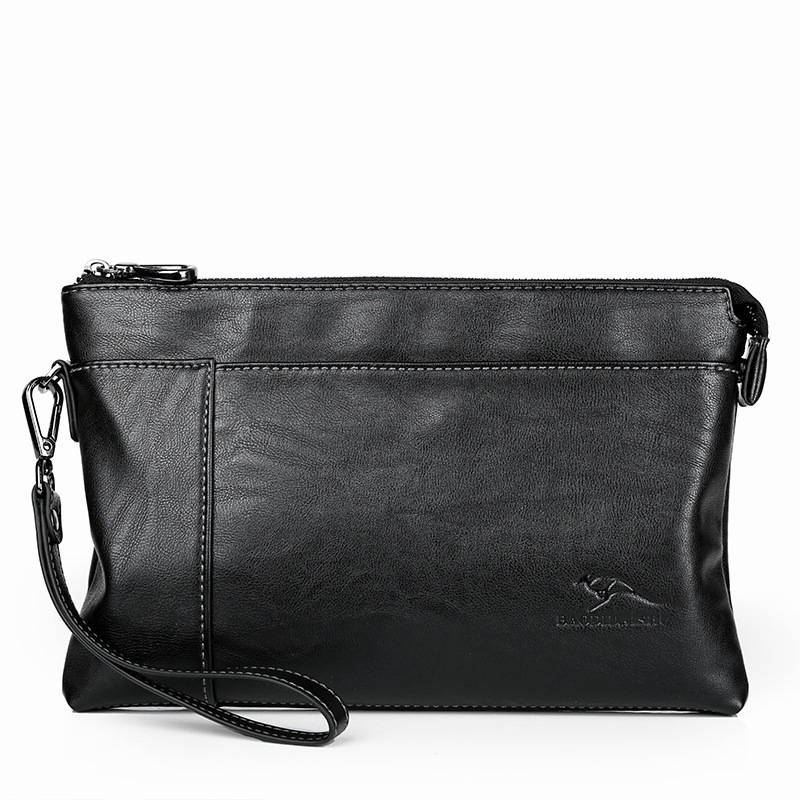 Kadi Kangaroo muška PU kožna clutch torba, 8 inča, stil omotnice, vodootporna, 2019