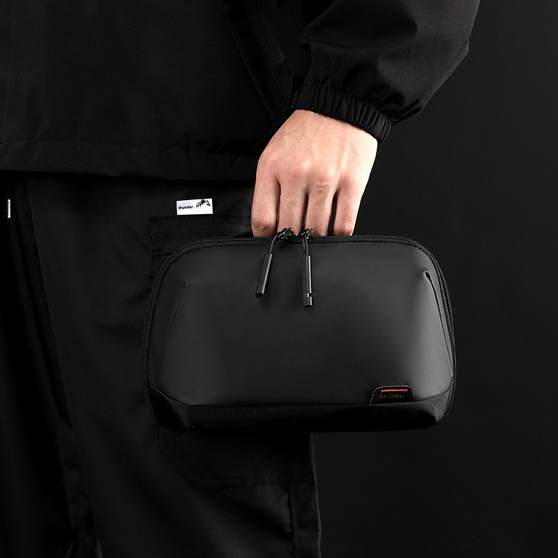 Muški najlonski vodootporni clutch torbica za putovanja – za pohranu podatkovnih kablova, uredskog materijala, kozmetike i toaletnih potrepština