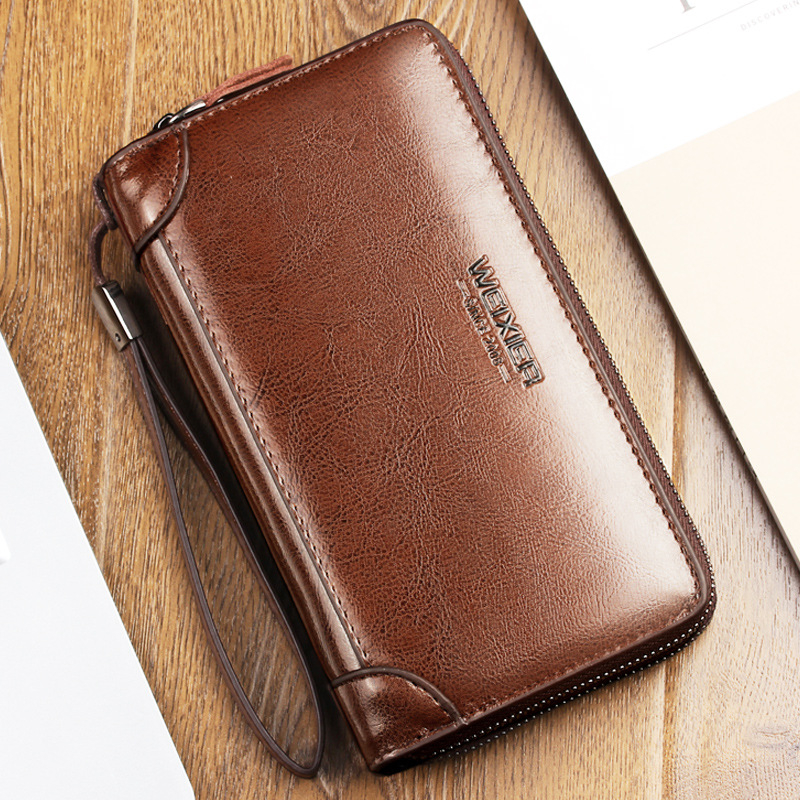 Muška PU kožna clutch torba – poslovni stil, vodootporna i otporna na habanje, podstava od poliestera