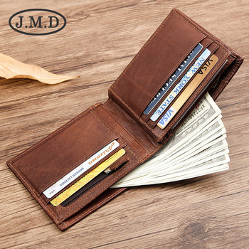 Πορτοφόλι από γνήσιο δέρμα, προστασία κατά κλοπής, αστικός μινιμαλιστικός σχεδιασμός, μονόχρωμο σχέδιο, επένδυση πολυεστερ-βαμβάκι