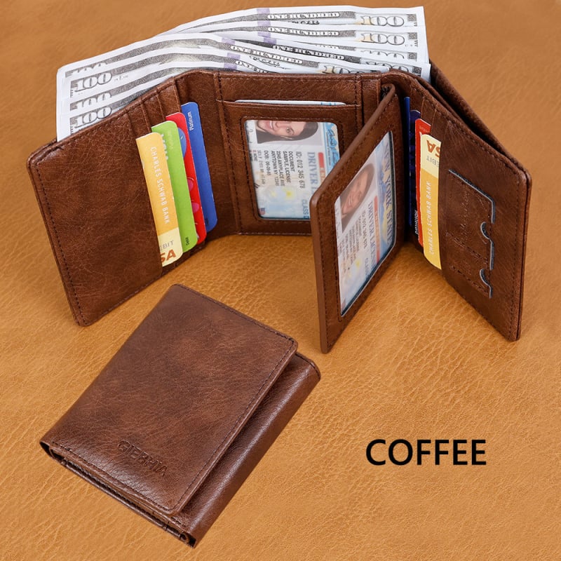 Мъжки портфейл Breezebella с разширение, PU материал, подплата полиестер, пролет 2025