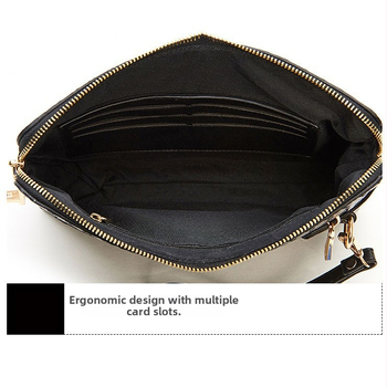 Pánska kožená kabelka s odtlačkom prsta, model Fingerprint Lock Clutch, proti krádeži, podšívka: polyester, sezóna: jar 2023 (Materiál: Pravá koža; Model: Fingerprint Lock Clutch; Funkcia: Proti krádeži; Podšívka: Polyester; Sezóna: Jar 2023)