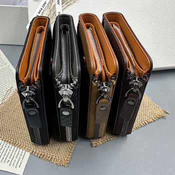 Muški PU kratka novčanik, poslovni elitni stil, PU obloga, Youniu Leather Goods