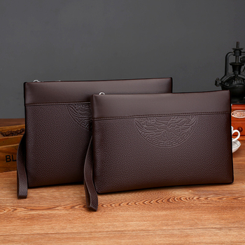 Muška clutch torbica - PU koža, vodootporna, izuzetno lagana, pogodna za 8-inčni laptop, poslovni elitni stil