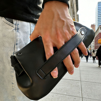 Muška PU clutch torbica – vodootporna, ultralak, otporna na trošenje, kompatibilna s uređajima do 8 inča.