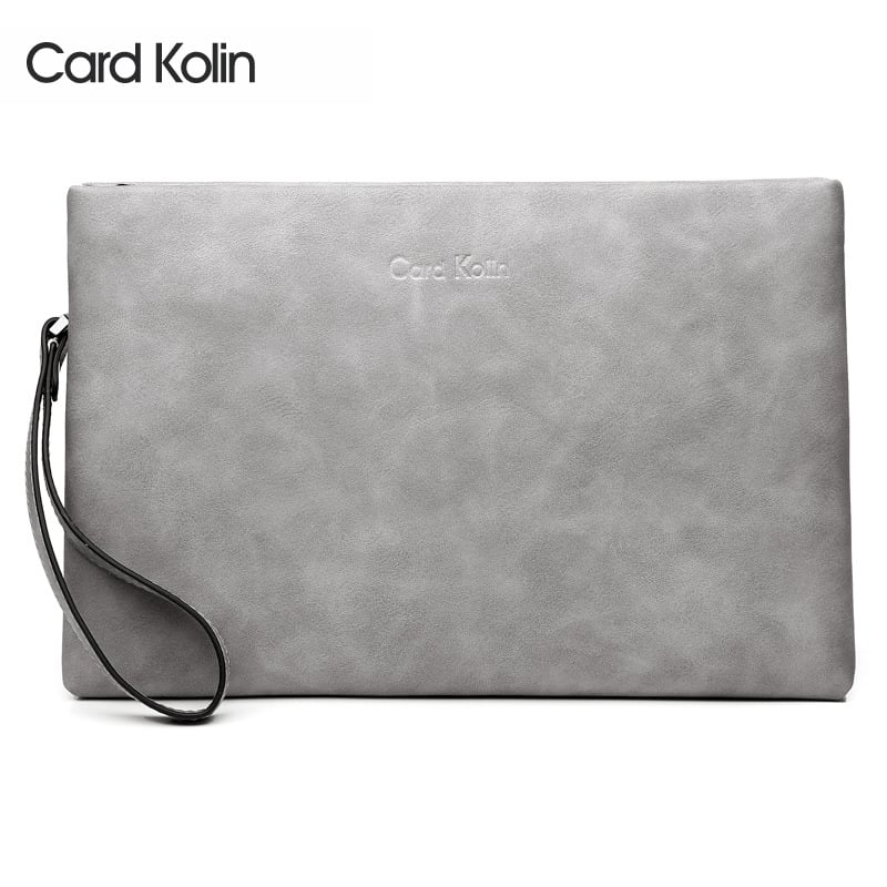 Card Kolin muška PU kožna clutch torba, vodootporna, poliester podstava, za poslovna putovanja
