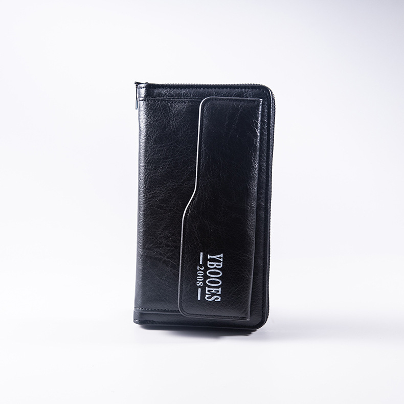 Muška PU kožna clutch torba – gradski stil, vodootporna, ultralagana, proširiva