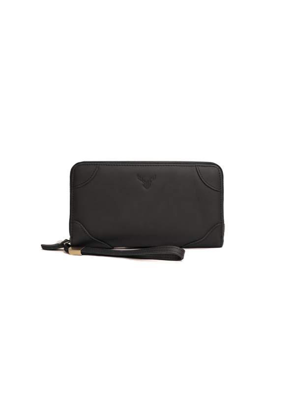 Muška kožna clutch torba | vodootporna, jednobojna, podstava: poliester, za ID/kartice (Materijal: prirodna koža; Funkcija: vodootporna; Dizajn: jednobojan; Podstava: poliester; Kategorija: muška clutch torba)
