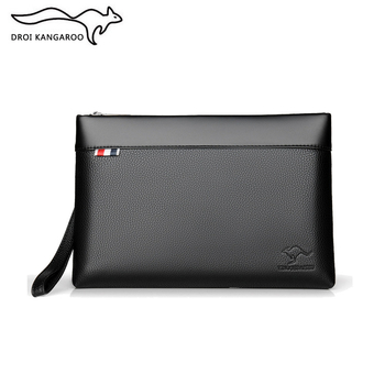 Muški PU kožni clutch – gradski minimalistički stil, unutarnji džep sa zatvaračem, otporan na habanje, model 596