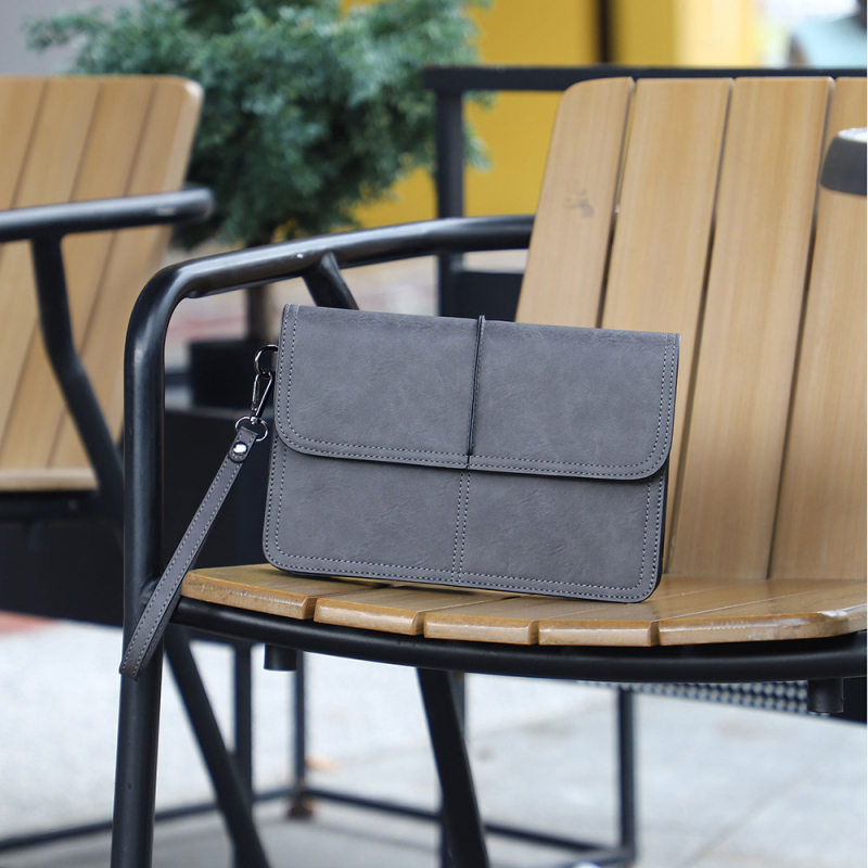 Muška retro PU kožna clutch torbica, otporna na habanje, za svakodnevnu upotrebu, putovanja i poslovna putovanja