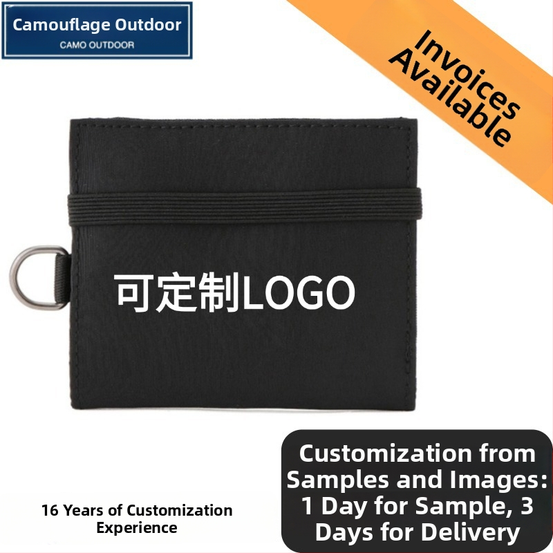 Cestovná mincovná peňaženka pre mužov – nepremokavá, odolná voči opotrebeniu, rozšíriteľná, priedušná z polyesteru