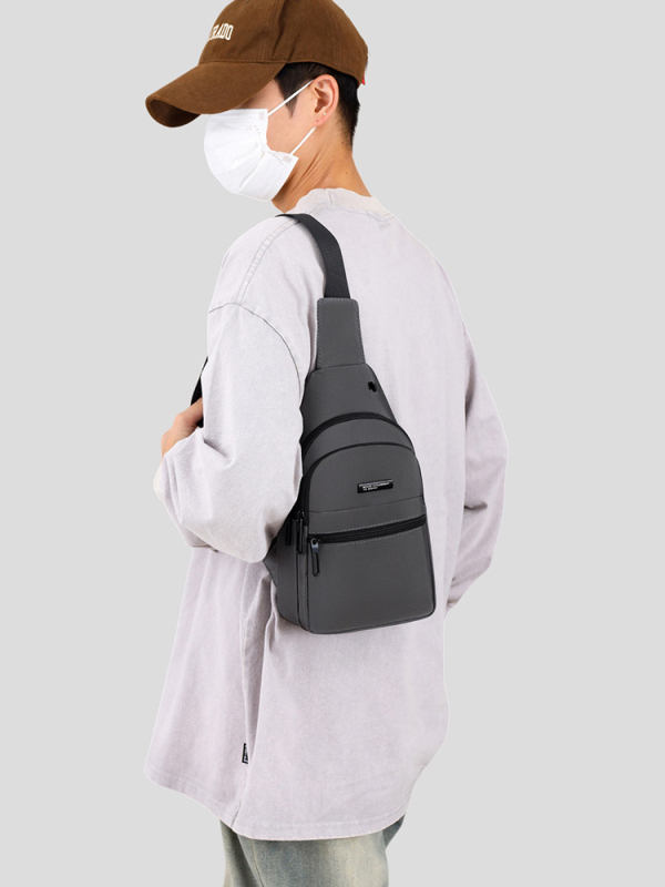 Bellway Muška crossbody torba od Oxford tkanine, casual i višefunkcionalna torba za rame, vodootporna i prozračna, pogodna za vožnju biciklom i kao torba oko struka