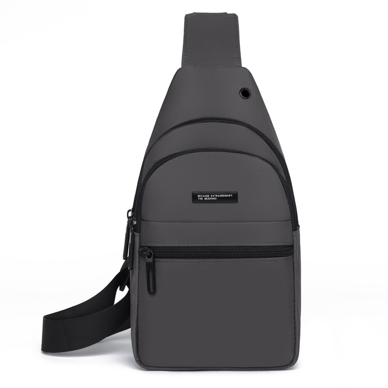 Bellway Muška crossbody torba od Oxford tkanine, casual i višefunkcionalna torba za rame, vodootporna i prozračna, pogodna za vožnju biciklom i kao torba oko struka