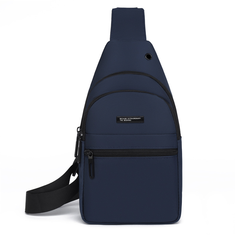 Bellway Muška crossbody torba od Oxford tkanine, casual i višefunkcionalna torba za rame, vodootporna i prozračna, pogodna za vožnju biciklom i kao torba oko struka