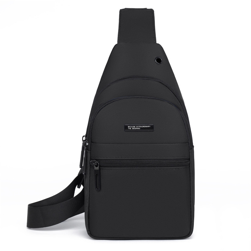 Bellway Muška crossbody torba od Oxford tkanine, casual i višefunkcionalna torba za rame, vodootporna i prozračna, pogodna za vožnju biciklom i kao torba oko struka