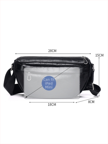 Geantă crossbody bărbați Cafen Kelvri din piele naturală, stil casual, căptușeală poliester