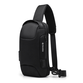 Muška crossbody torba – gradski stil, Oxford platno, vodootporna, ultralaka, džep za 8-inčni prijenosnik, za slobodno vrijeme