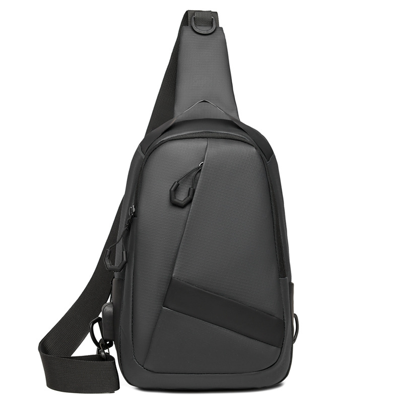 Torba crossbody za muškarce – gradski minimalistički stil, membranski materijal, vodootporna, lagana, proširiva kapaciteta
