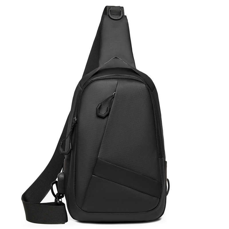 Torba crossbody za muškarce – gradski minimalistički stil, membranski materijal, vodootporna, lagana, proširiva kapaciteta