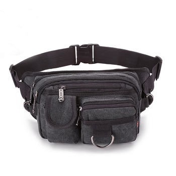 Muška platnena torba za pojas, višefunkcionalna, velika kapaciteta, sportska crossbody torba