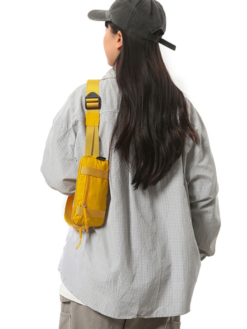 Μίνι τσαντάκι μέσης για τρέξιμο, crossbody σχέδιο, από νάιλον, φερμουάρ, θήκη για κινητό, τρισδιάστατος εξωτερικός σχεδιασμός