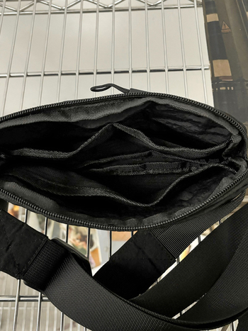 Μίνι τσαντάκι μέσης για τρέξιμο, crossbody σχέδιο, από νάιλον, φερμουάρ, θήκη για κινητό, τρισδιάστατος εξωτερικός σχεδιασμός