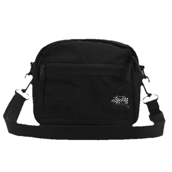 Crossbody táska, Oxford anyagból, vízálló, kapacitás kevesebb mint 20 L, görbült vállpánt