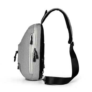 Locoer Geantă de Piept pentru Bărbați, cu Suport pentru Sticlă de Apă, Impermeabilă, Corduroy, Căptușeală Oxford, pentru Călătorii de Afaceri