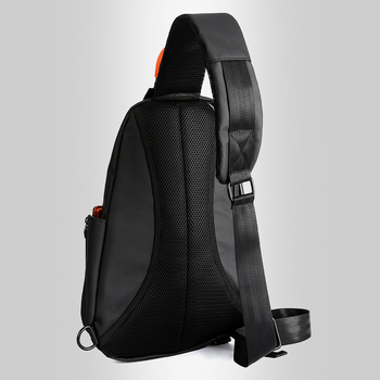 Férfi crossbody táska, nejlonból, vízálló, utcai stílus, KAMUANG