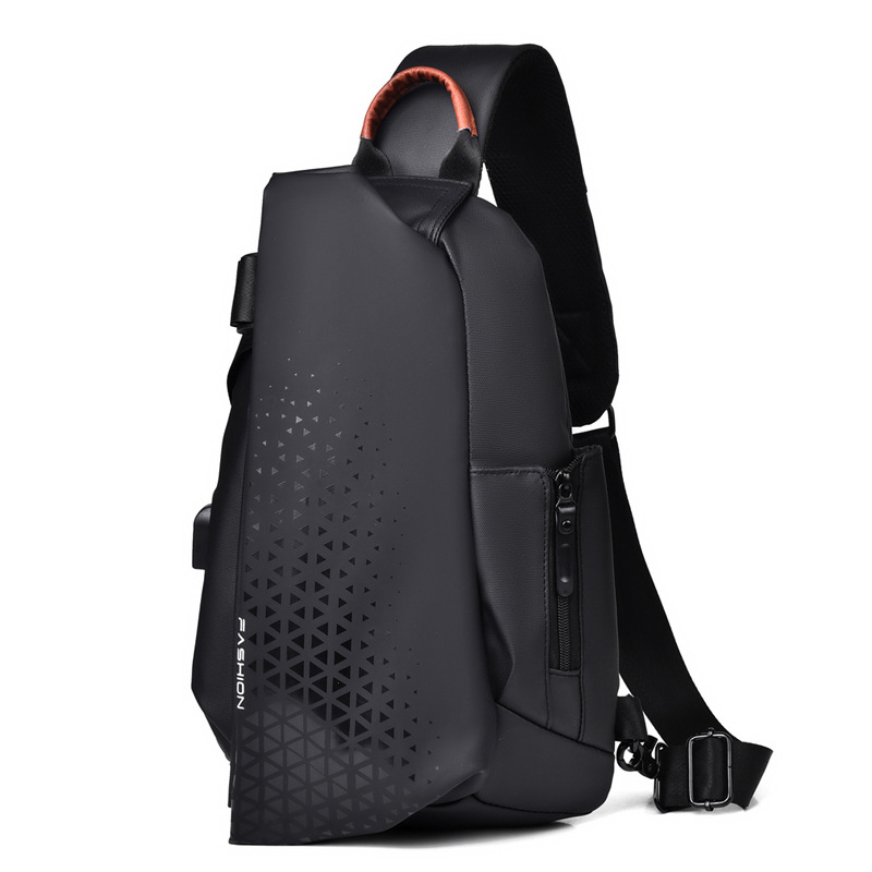 Férfi crossbody táska, nejlonból, vízálló, utcai stílus, KAMUANG