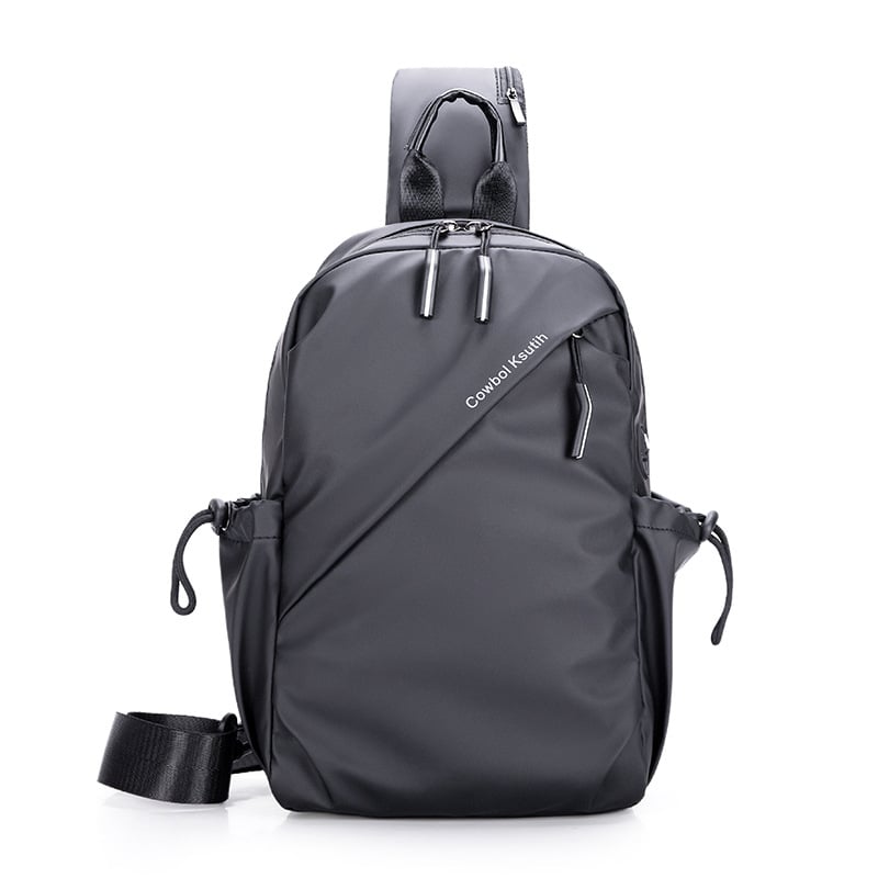 Geantă de piept pentru bărbați – nylon, rezistentă la apă, respirabilă, ultraușoară, extensibilă, stil street