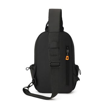 Muška crossbody torba, vodootporan najlon, za aktivnosti na otvorenom i putovanja, kompatibilna s 8-inčnim prijenosnikom, casual i svestrana