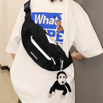 Τσάντα crossbody για άνδρες, μινιμαλιστικός αστικός στυλ, Oxford ύφασμα, κλείσιμο με φερμουάρ, θήκες για κινητό και έγγραφα, εσωτερική τσέπη.