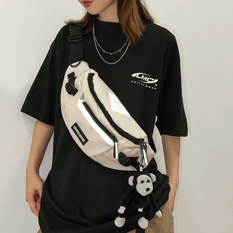 Τσάντα crossbody για άνδρες, μινιμαλιστικός αστικός στυλ, Oxford ύφασμα, κλείσιμο με φερμουάρ, θήκες για κινητό και έγγραφα, εσωτερική τσέπη.