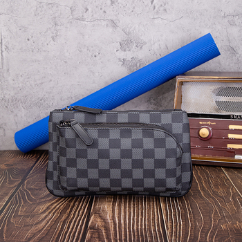 Muška prsna torba – gradski stil, PVC, vodootporna, crossbody, kapacitet za 8-inčni prijenosnik, poliesterova podstava