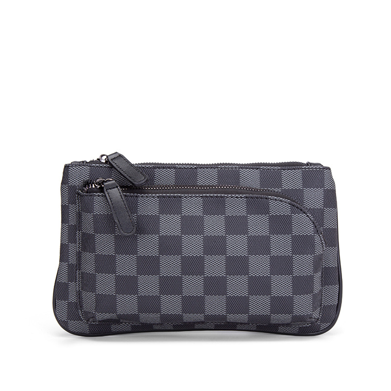 Muška prsna torba – gradski stil, PVC, vodootporna, crossbody, kapacitet za 8-inčni prijenosnik, poliesterova podstava