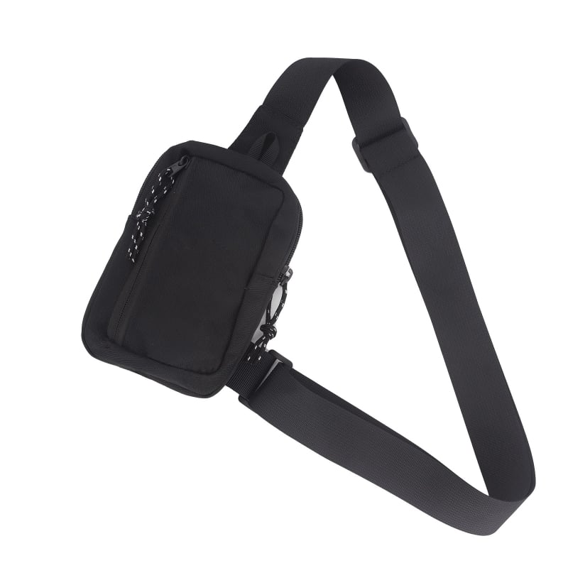 Muška denim torba za prsa, casual putnički stil, crossbody, prozračna, ultra lagana, kompatibilna s 8-inčnim prijenosnim računalom
