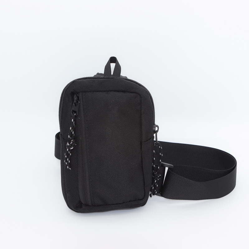 Muška denim torba za prsa, casual putnički stil, crossbody, prozračna, ultra lagana, kompatibilna s 8-inčnim prijenosnim računalom