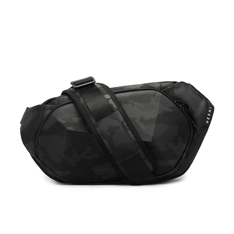 Muška crossbody torba TY-03, poliester, vertikalno-kvadratni dizajn, zatvaranje na zip, vodootporna, više unutarnjih džepova