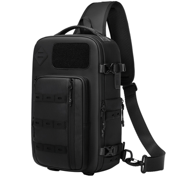 Muška crossbody torba — Outwalk, Oxford platno, vodootporna, suho/mokro odjeljke, stil za slobodno vrijeme