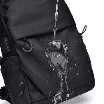 Muška crossbody torba, urbani minimalistički stil, Oxford platno, vodootporna, prozračna, poliester podstava, jednobojna, pogodna za poslovna putovanja