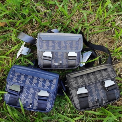 Muška crossbody torba – minimalistički tihi luksuz od PU materijala; vodootporna, ultralaka, otporna na habanje; geometrijski uzorak s poliesterom.
