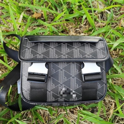 Muška crossbody torba – minimalistički tihi luksuz od PU materijala; vodootporna, ultralaka, otporna na habanje; geometrijski uzorak s poliesterom.