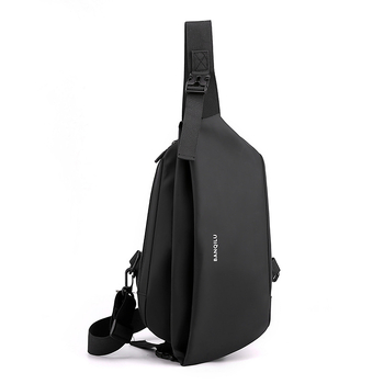 Muška crossbody torba s više pretinaca (Materijal: najlon; Zatvaranje: zatvarač; Vodootporna; Unutarnji džepovi: džep sa zipom, džep za mobitel, džep za ID; Model: 5428)