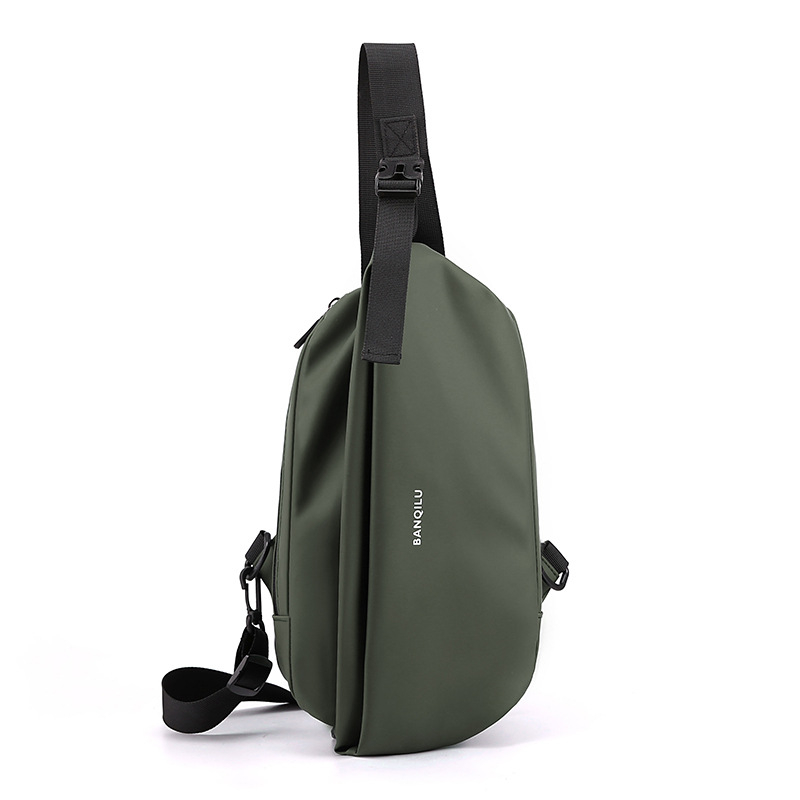 Muška crossbody torba s više pretinaca (Materijal: najlon; Zatvaranje: zatvarač; Vodootporna; Unutarnji džepovi: džep sa zipom, džep za mobitel, džep za ID; Model: 5428)