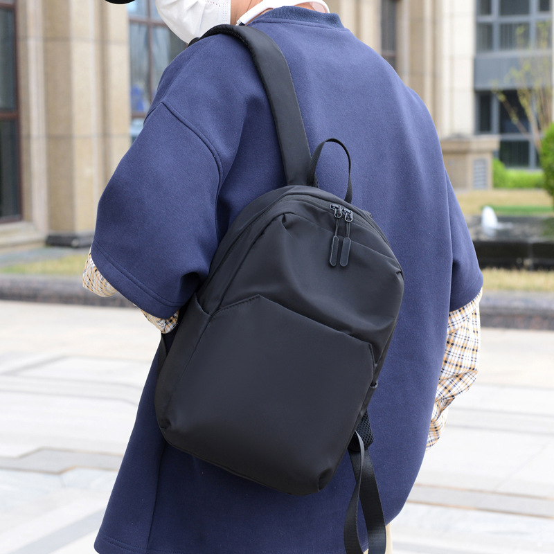 Unisex ruksak preko ramena s pretincem za prijenosno računalo, Oxford platno, kapacitet ispod 20 L, poliester podstava, zakrivljene naramenice
