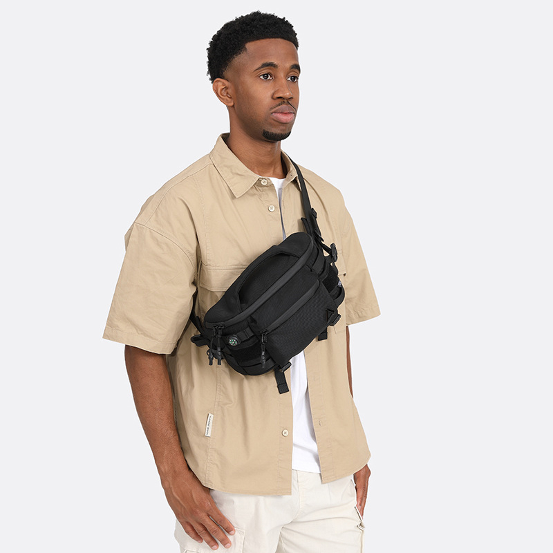 OZUKO taktična pojas torba za muškarce, vodootporna crossbody torba za biciklizam, višenamjenska