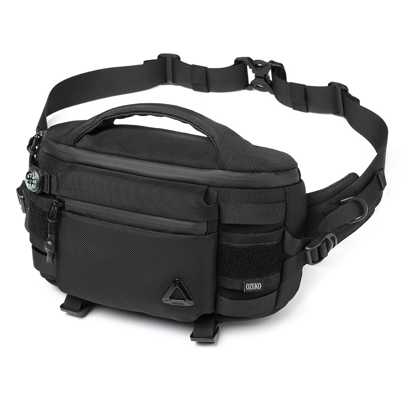 OZUKO taktična pojas torba za muškarce, vodootporna crossbody torba za biciklizam, višenamjenska