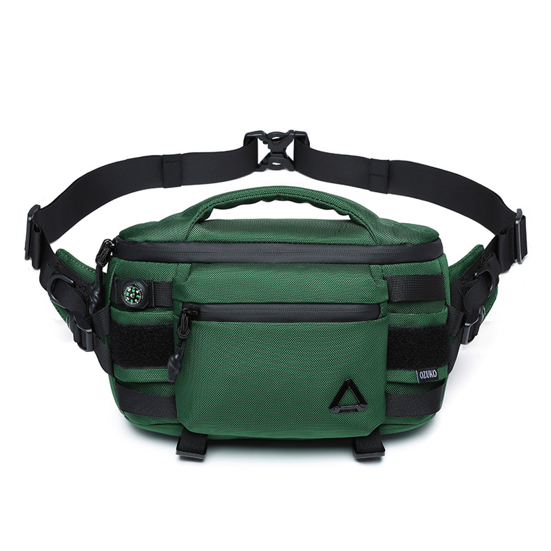 OZUKO taktična pojas torba za muškarce, vodootporna crossbody torba za biciklizam, višenamjenska