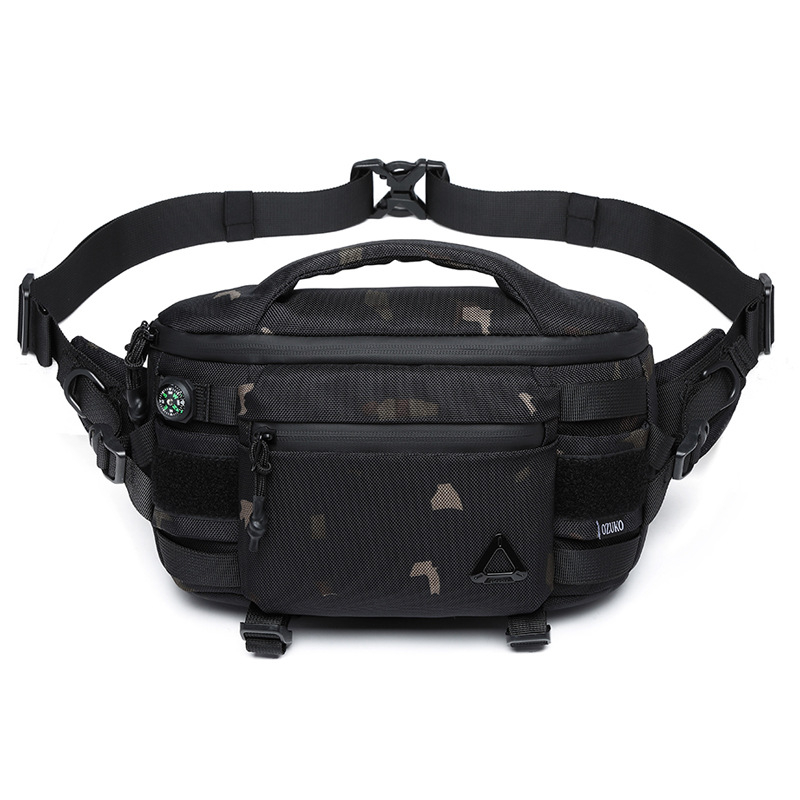 OZUKO taktična pojas torba za muškarce, vodootporna crossbody torba za biciklizam, višenamjenska
